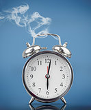Smoking alarm clock