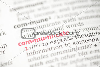 Communicate definition