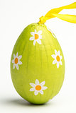 Green wrapped Easter egg