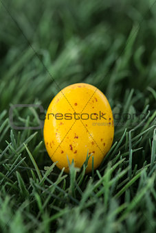 Small yellow easter egg