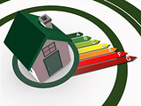 Energy ratings growing from 3d house