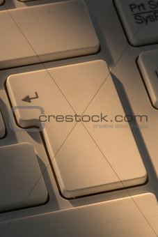 Enter key in close up