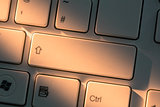 Shift key in close up