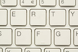 Original letters on keyboard in close up