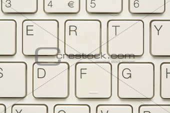 Original letters on keyboard in close up