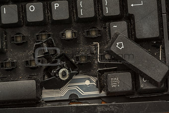 Broken keyboard