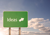 Ideas road sign