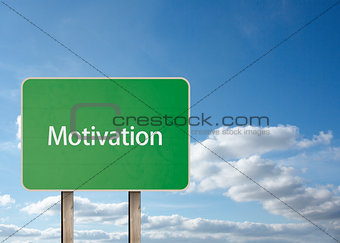 Motivation road sign