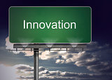 Signpost with innovation