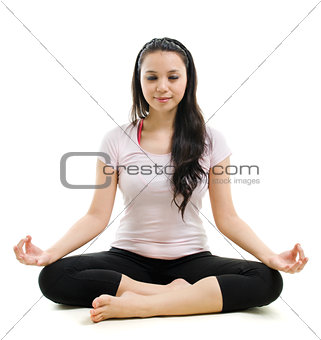 Lotus pose yoga