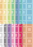 Digital Paper - Square Stripes- 14 Color Layers