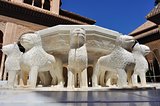 fountain in the Courtyard of the Lions - Alhambra - Spain