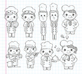 doodle chef icons