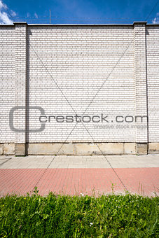 Empty brick wall 