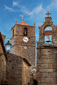 Monsanto village with the bell tower / Portugal
