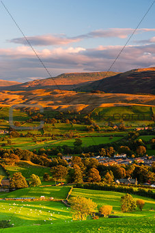 Sedbergh - small town at sunset
