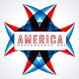atylish american independence day design