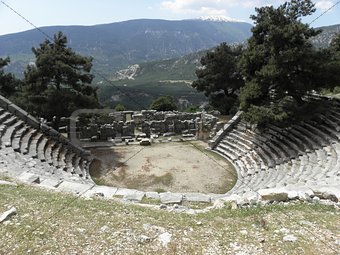 Amphitheater of the ancient city Arykanda.