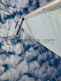 Sailing with clouds