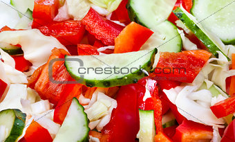 Summer vegetable salad mix 