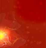 Red Vector Abstract Background