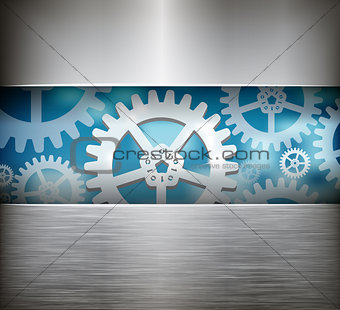 Gear wheel abstract background