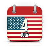 Calendar for Independence Day