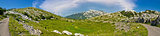 Velebit mountain wilderness panoramic view