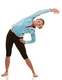fitness woman stretching