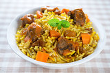 Arabic mutton rice.