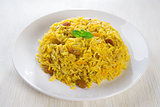 Arabian rice kabsa