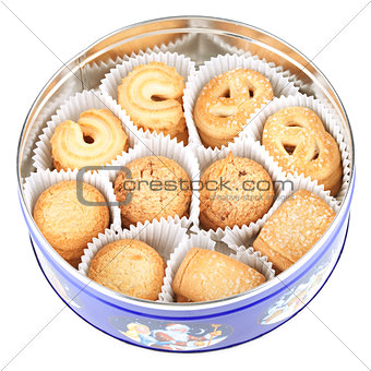 Danish Cookies in round box