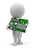 3d small people - motherboard