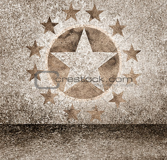 Gold star hollywood event background. Walk of fame