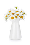 Chamomile bouquet in vase