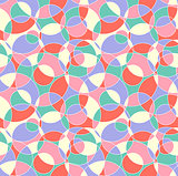 Colored cut circles