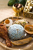Nasi kerabu popular ramadan food in malaysia