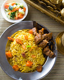arab rice, ramadan food in middle east usually served with tando