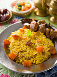 arab rice, ramadan food in middle east usually served with tando