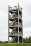 View-tower with a grey sky