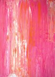 Pink and Orange Abstract Art Painting