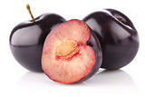 ripe juicy plum