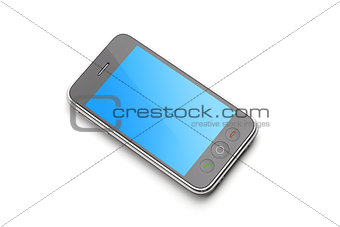 Touch screen cell phone