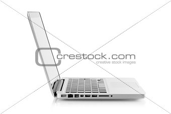 Aluminum laptop