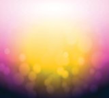 purple and yellow bokeh abstract light background.