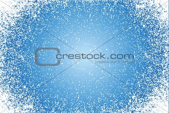blue Grunge pattern frame background