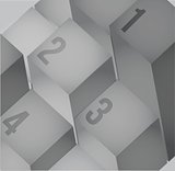 Abstract cubes background with copy spaces.