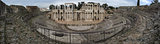 Panoramic view of the roman theatre