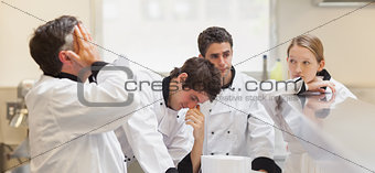 Tired chefs