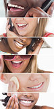 Dental care collage